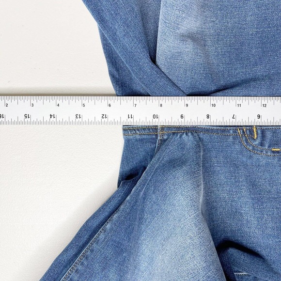 SPANX Distressed Skinny Jegging Blue Size S Denim Medium Wash Pull On Stretch‎ - Picture 9 of 11